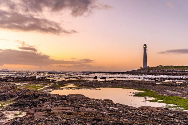 Landscape picture with lighthouse